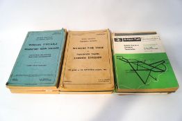 A small number of railway working timetables, Western and Southern region,