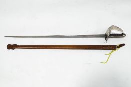 A George V Wilkinson's sword and leather scabbard