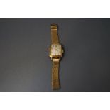Accurist, a lady's 9 carat gold mechanical wrist watch, Edinburgh 1948,