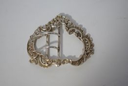 A late Victorian silver buckle, by Samuel Jacobs, London 1899, in the Rococo style, 8.