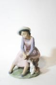 A Lladro figurine, 'By My Side' No 07645,