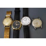Longines, a gentleman's 9 carat gold mechanical wristwatch, London 1953, the 17 jewel movement,