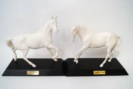 Two Beswick horse models in matt finish: 'Spirit of Wind',