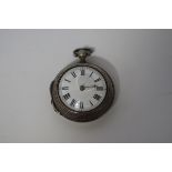 Johnathan Wilson, London, a silver pear cased pocket watch, London 1821,