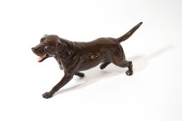 A Beswick Collectors Club 1993 Chocolate Labrador Walking, model 3062B,