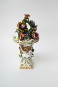 An early 19th century porcelain vase,