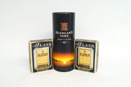 A bottle of Highland Park, 12 years single malt whisky,