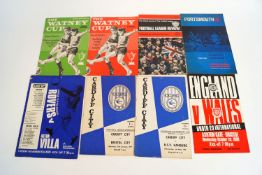 A Bristol Rovers' Watney Cup Final' programme and others,
