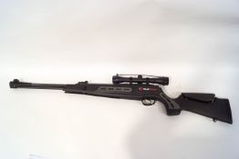 A Hatson Dominator with synthetic stock and scope, .22 cal, Serial No.081122743. NB.