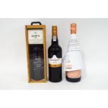 A bottle of Dow's vintage port, 1998, boxed, a bottle of Graham's 2009 vintage port,