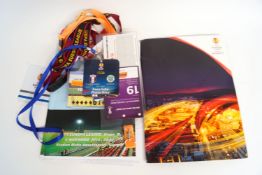 A quantity of hospitality passes for the Europa League amd World Cup 2014