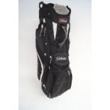 A Titelist golf bag