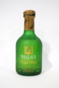 A bottle of Wallace single malt whisky