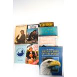 A collection of Falconry books