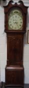 A 19th century mahogany eight day longcase clock,