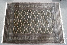 A 20th century Persian silk mix rug,