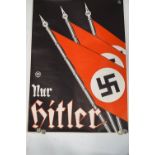 Five reproduction WWII propaganda posters, the originals held in the Imperial War Museum,