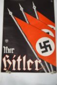 Five reproduction WWII propaganda posters, the originals held in the Imperial War Museum,