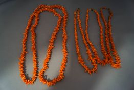 A branch coral necklace,
