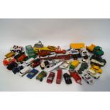 A quantity of die-cast and other vehicles, Britains, Lesney, Corgi,