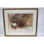 Sir William Russell Flint, Dry Dock, limited edition print, Numbered in pencil 532/750,