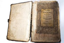 A 16th century Matthews Bible printed by John Daye, dated 1549,