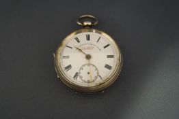 J G Graves of Sheffield, an Imperial English Lever silver open faced pocket watch