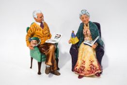 Two Royal Doulton figures: Pride and Joy, HN 2945, and 'Prized Possessions', HN 2942,