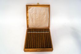 A box of twenty-five Cohiba Lanceros cigars from Habana,