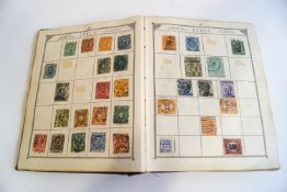 An album of All World stamps,
