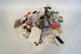 A collection of 1930s, 40s and 50s button,