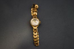 Rotary, a lady's 9 carat gold bracelet watch, 9.