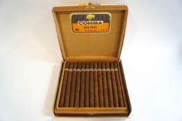 A box of twenty-five Cohiba Lanceros cigars
