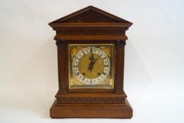 A late Victorian mantel clock by Winterhalder & Hofmeier,