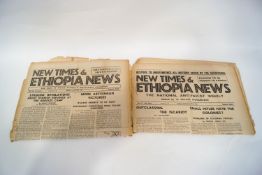 A Folio of 1st and 2nd World War newspapers including The Daily News and The Daily Chronicle