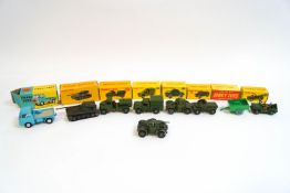 A collection of boxed DInky military vehicles and others: Army Water Tanker 643,