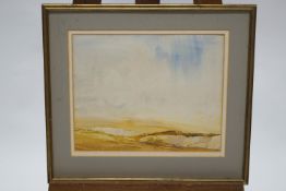 Cecil Arthur Hunt RWS (1875-1965), On the Sussex Downs, watercolour, signed lower left,