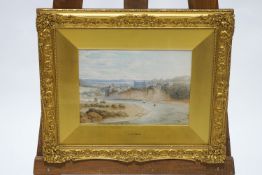 G R Girtin, View of Chepstow, watercolour, signature lower right under the mount,