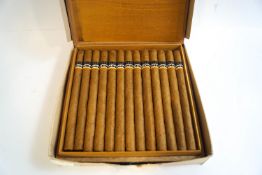 A box of twenty-five Cohiba Lanceros cigars