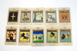A set of metal Whitbread Inn Signs trade cards for Kent, First Series No.