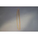 A 9 carat gold chain of Brazilian links, 7.