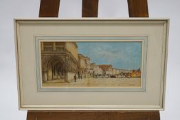 G Ondrisely, Venice, watercolour, signed lower right,
