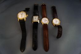 A quantity of four Gentleman's and four ladies fashion wristwatches,