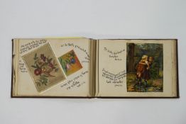 A small Victorian scrapbook,