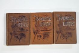 Badminton Library, three books on Fishing (1893),