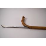 A bamboo horse measuring stick,