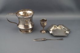 Four items of silver;