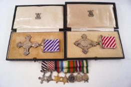 Two Flying Corps copy medals, D.F.C & A.F.