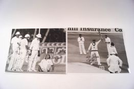 Cricket Interest, various signed photographs including Tim Robinson, Mark Taylor, Viv Richards,