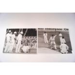 Cricket Interest, various signed photographs including Tim Robinson, Mark Taylor, Viv Richards,